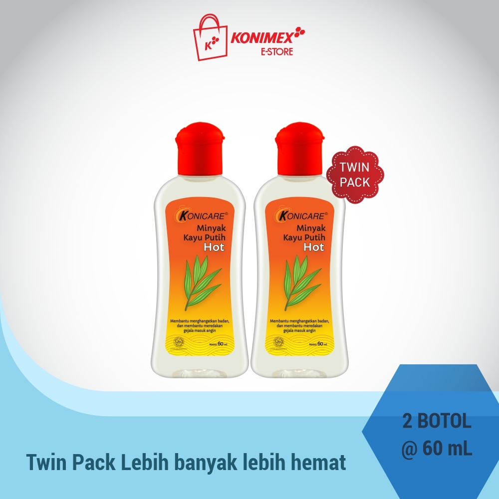 Konicare Twin Pack Minyak Kayu Putih Hot 60ml