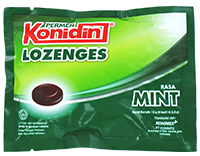 KONIDIN LOZENGES MINT (dijual per 3 sachet)