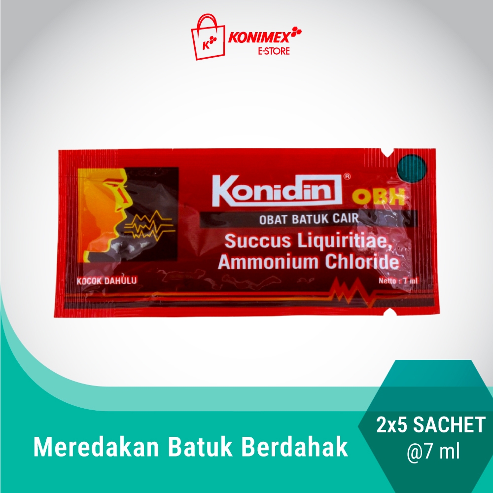 Konidin OBH sachet 7 ml (dijual per 5 sachet x 2)