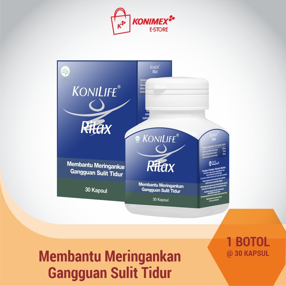 Konilife Rilax Membantu Meringankan Gangguan Sulit Tidur