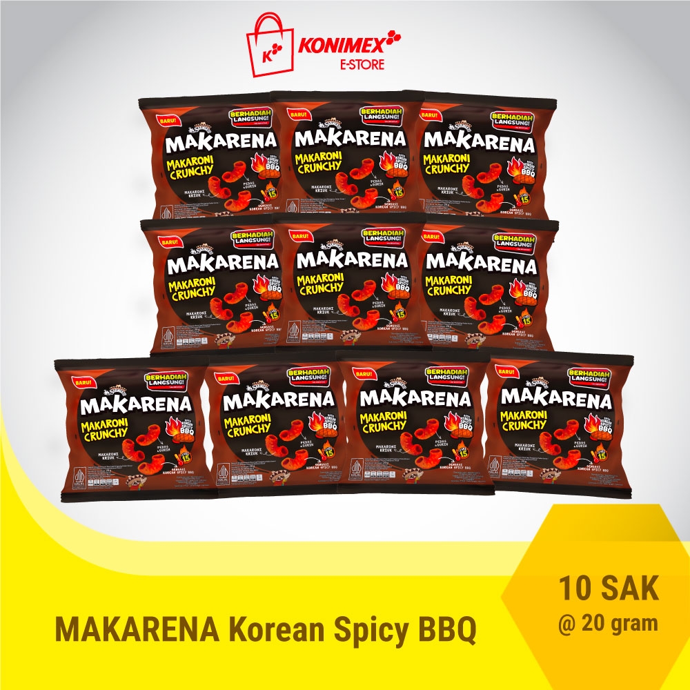Mr. Sarmento Makarena Rasa Korean Spicy BBQ 20 g isi 10 sach