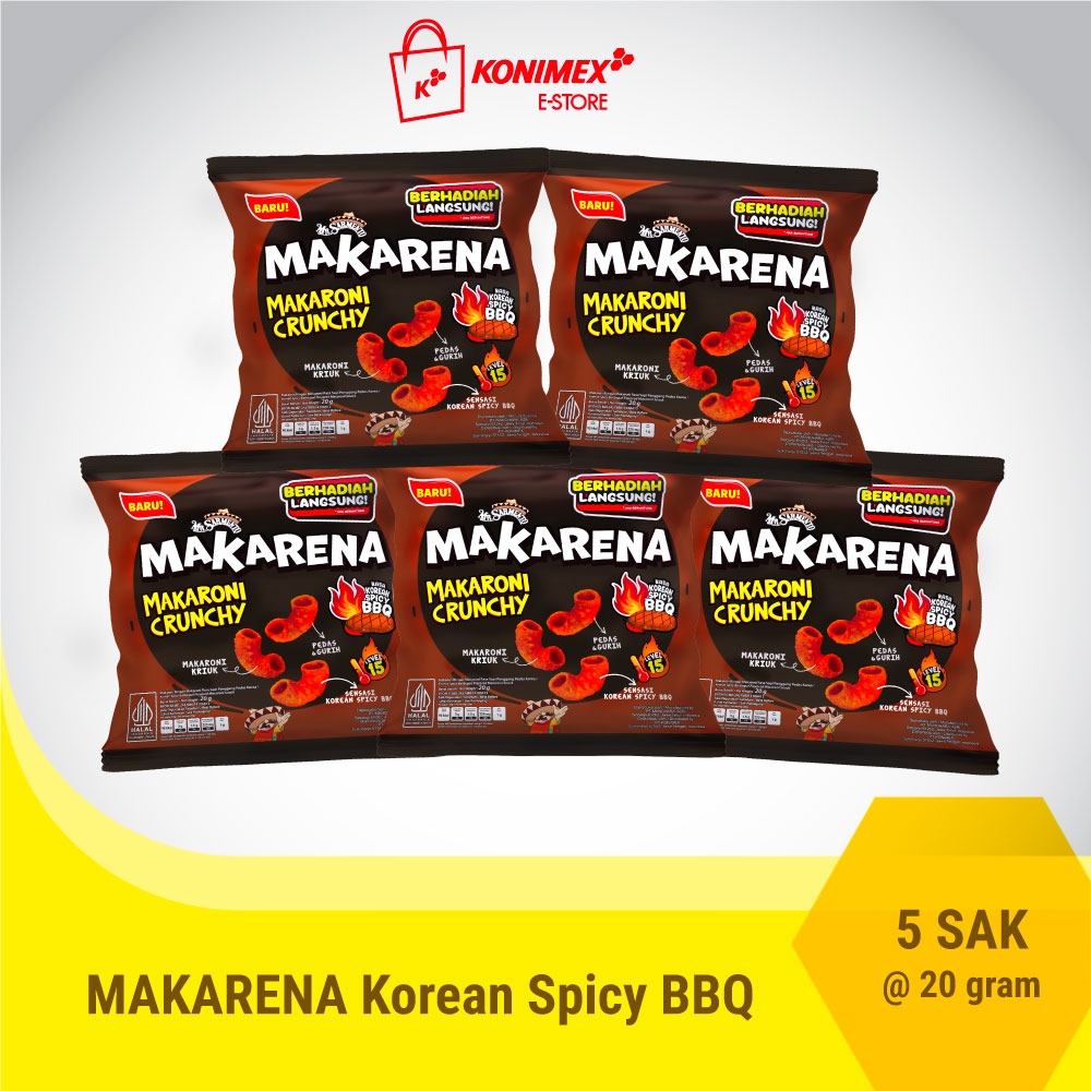 Mr. Sarmento Makarena Rasa Korean Spicy BBQ 20 g isi 5 sache