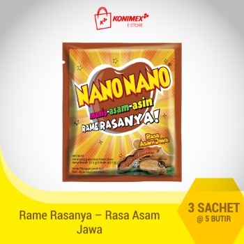 NANO NANO ASEM JAWA (dijual per 3 sachet)