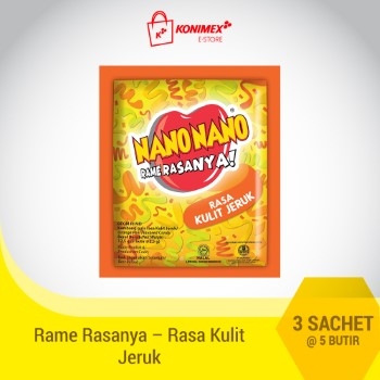 NANO NANO MANISAN KULIT JERUK (dijual per 3 sachet)