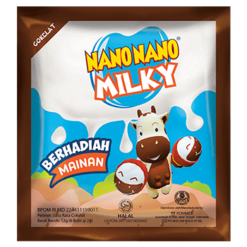 NANO NANO MILKY COKLAT (dijual per 3 sachet)
