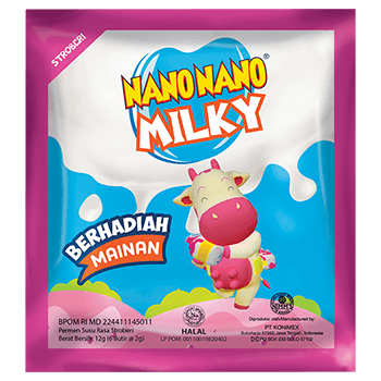 NANO NANO MILKY STROBERI (dijual per 3 sachet)