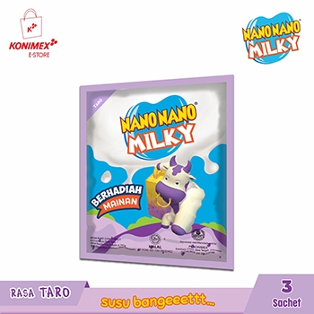 NANO NANO MILKY TARO (dijual per 3 sachet)