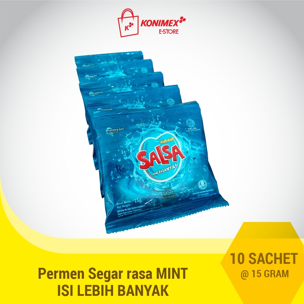 Nano Nano Salsa Mint 15 G 10pcs Renteng