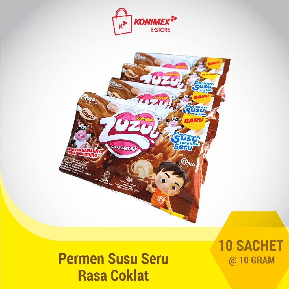 Nano Nano Zuzuu Coklat 10 G 10 sachet Renteng