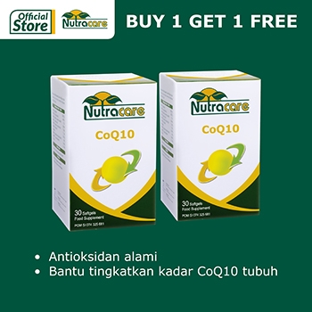 Nutracare CoQ 10 30 softgel 1+1