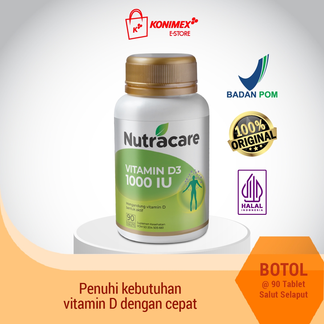 Nutracare Vitamin D3 1000 IU 90 Tablet
