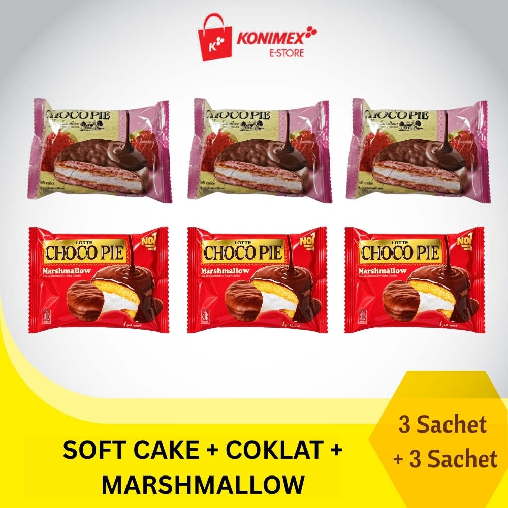 Paket Chocopie Strawberry & Chocolate