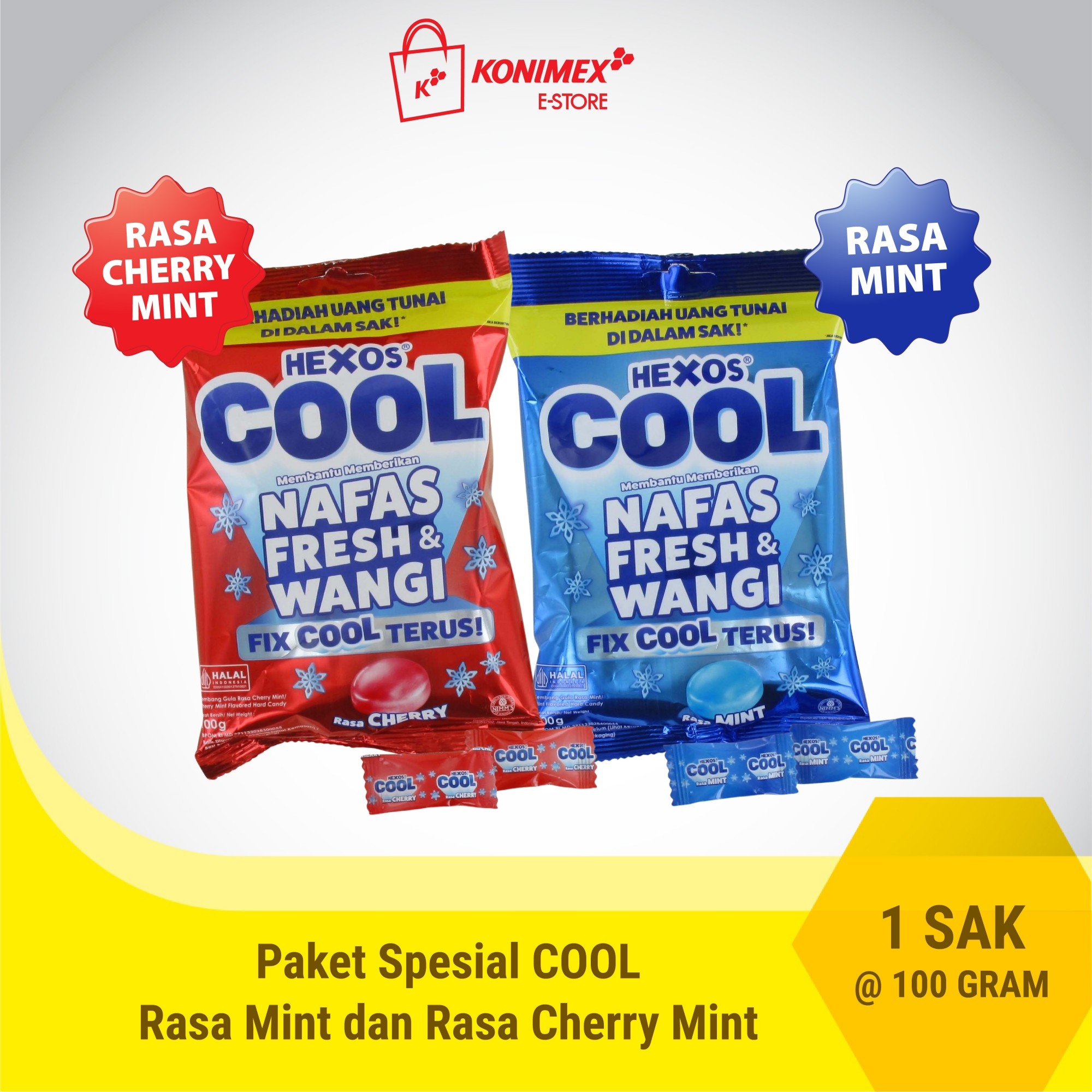 Paket HEXOS Spesial Promo Hemat Duo Cool