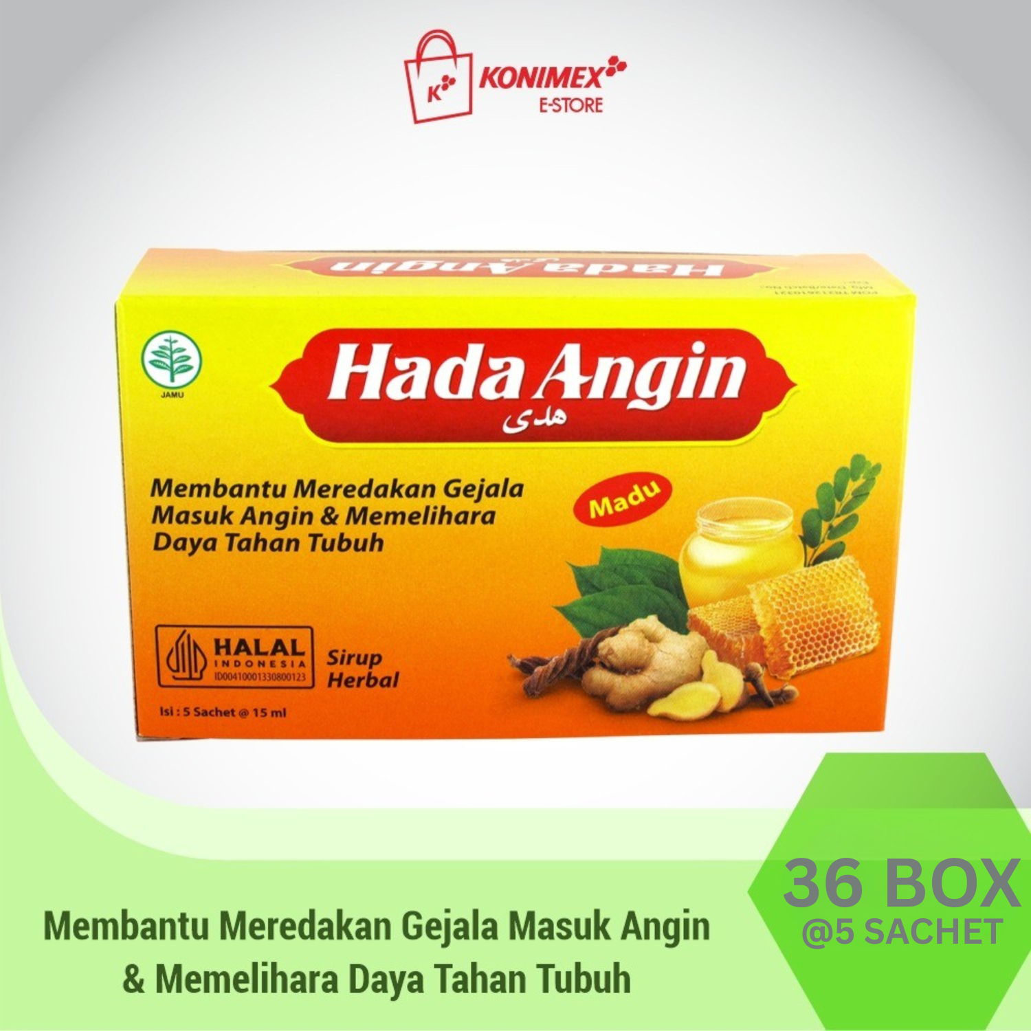 Paket Starter Hada Angin isi 36 Box @5 sachet