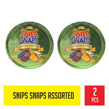 Promo SNIPS SNAPS ASSORTED BISCUITS 1 Bonus 1