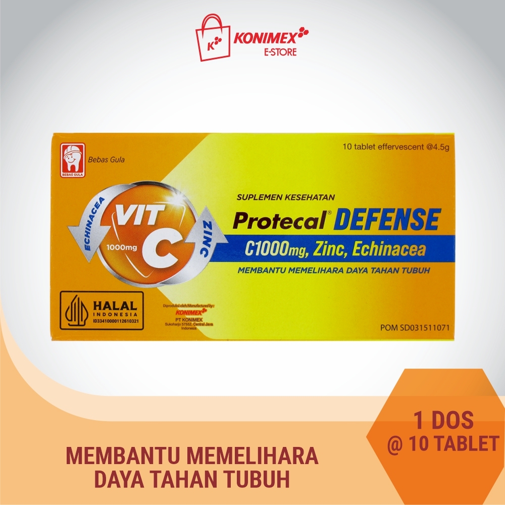 Protecal Defense Vitamin Doos isi 10 Memelihara daya tahan t