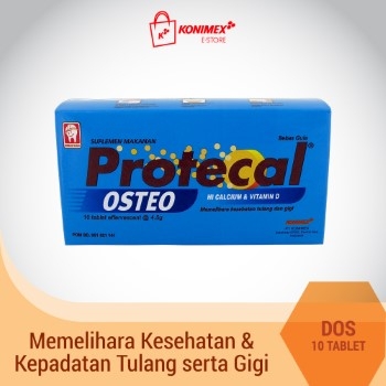 Protecal Osteo Vitamin D & Kalsium Doos isi 10 Tulang Sehat