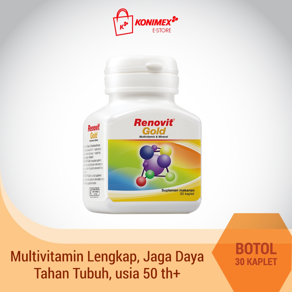 Renovit Gold Multivitamin & Mineral Botol 30