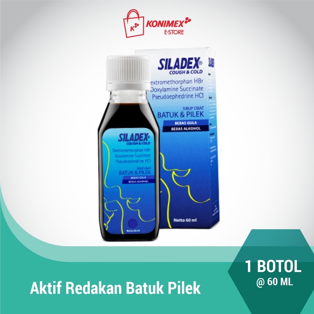 Siladex Cough & Cold Sirup Obat Batuk dan Pilek Botol 60 ml