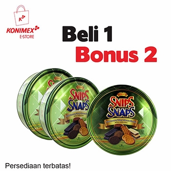 Snips Snaps Assorted Biscuits 1Bonus 2 Promo Terbatas