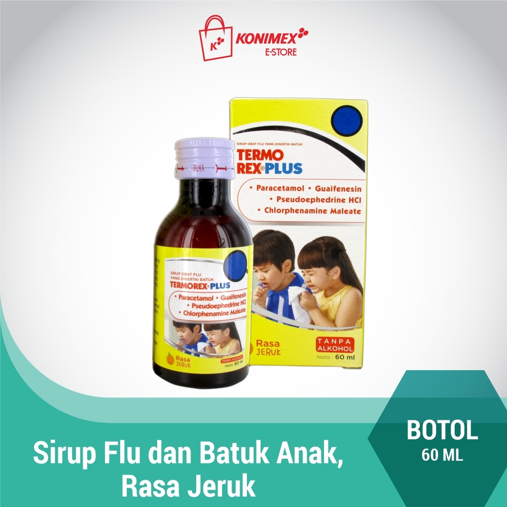 Termorex Plus Sirup Obat Flu dan Batuk 60 ml