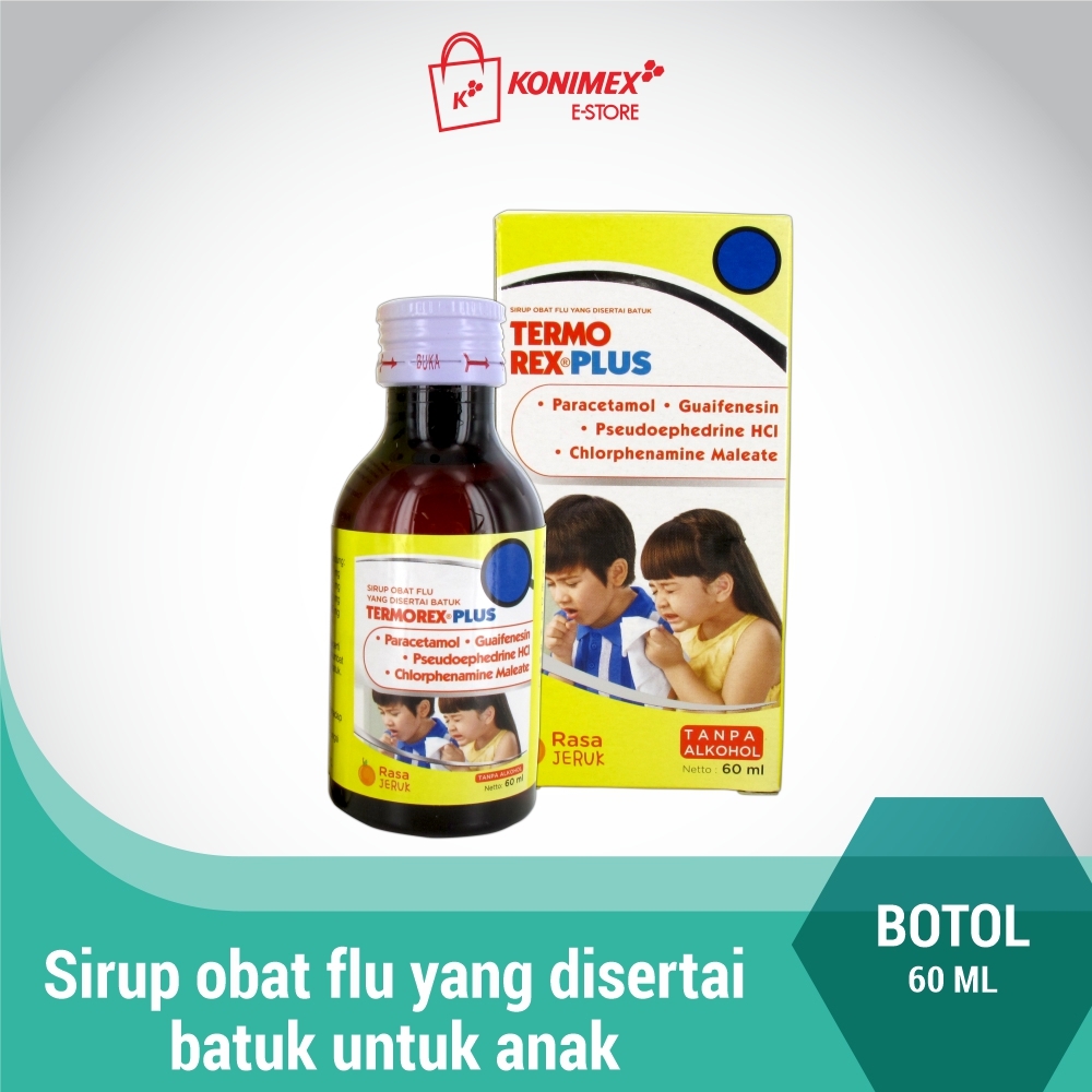 Termorex Plus Sirup Obat Flu dan Batuk 60 ml