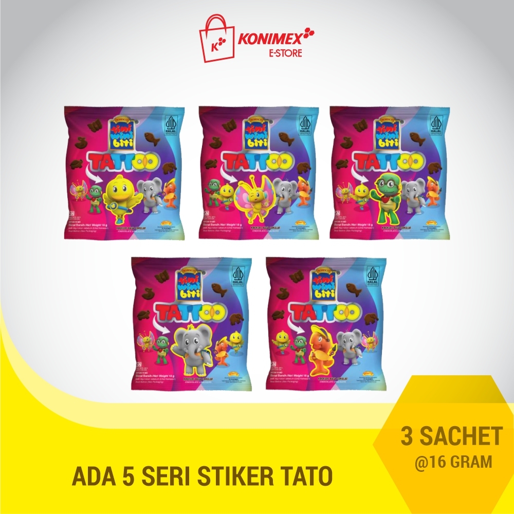 Tini Wini Biti Cokelat 16gr Tattoo