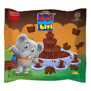 TINI WINI BITI COKLAT (dijual per 3 sak)
