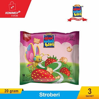 TINI WINI BITI STROBERI (dijual per 3 sak)