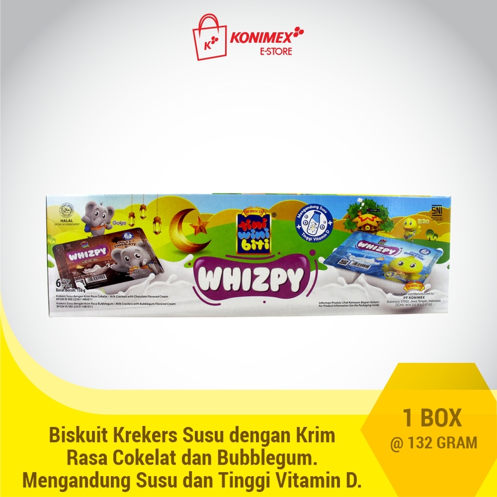 Tini Wini Biti Whizpy Box 132 Gr Milky Chocolate & Gummy Bub