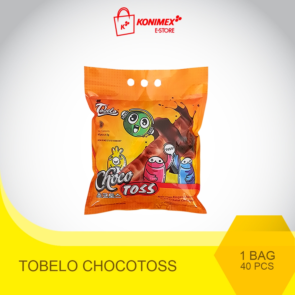 Tobelo Chocotoss Mini Rice Crispy Stick 40pcs – 5 gr