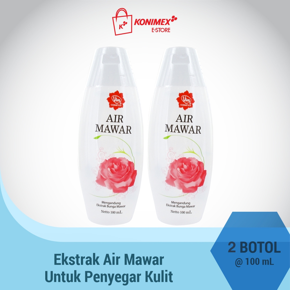 Viva Air Mawar Menyegarkan Kulit 100ml isi 2 botol