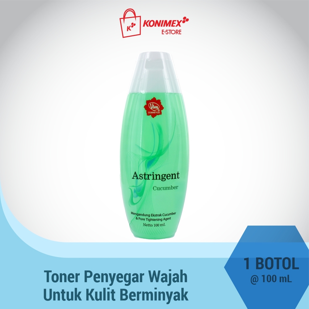 Viva Astringent Cucumber Membersihkan dan Menyegarkan Kulit 