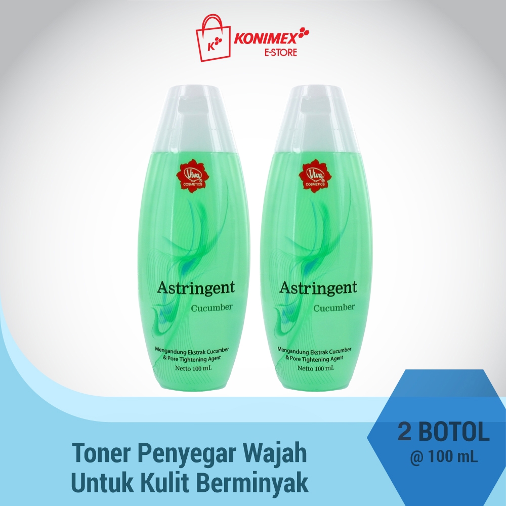 Viva Astringent Cucumber Membersihkan dan Menyegarkan Kulit 