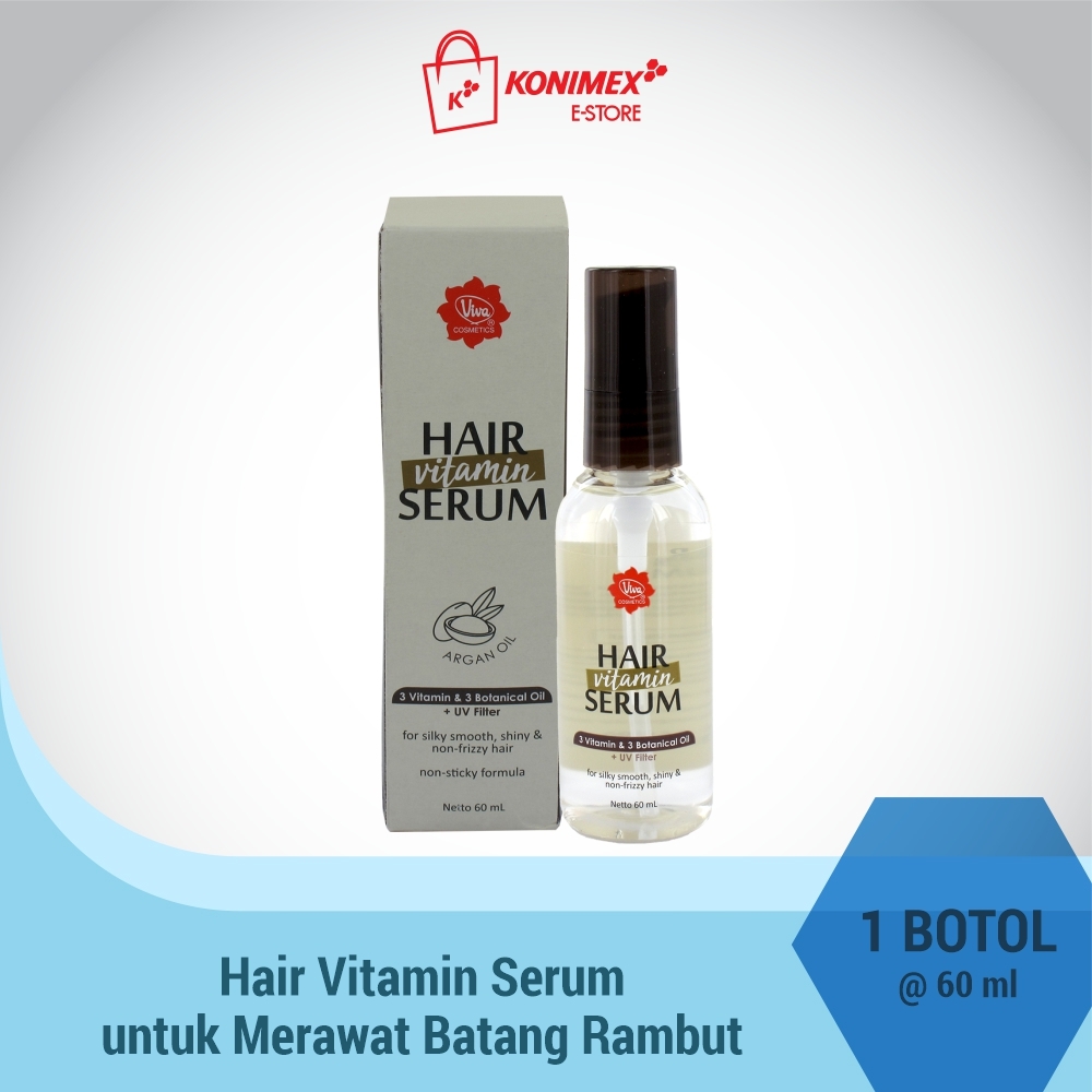 Viva Hair Vitamin Serum dengan UV Filter Merawat dan Memprot