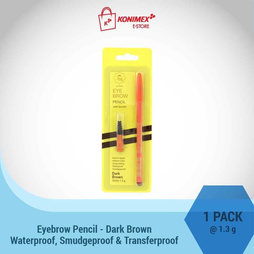 Viva Queen Eye Brow Pencil Dark Brown Waterproof, Smudgeproo