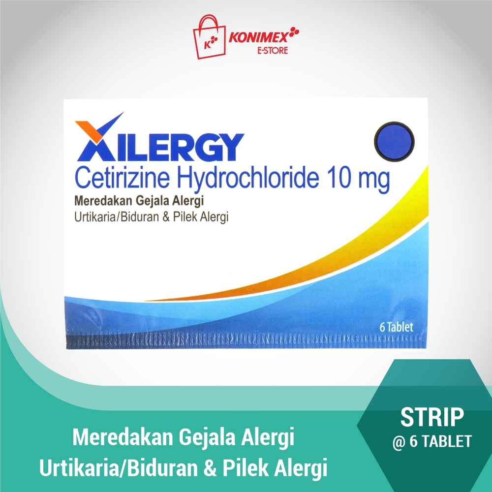 Xilergy Strip 6 tablet Solusi Atasi Alergi